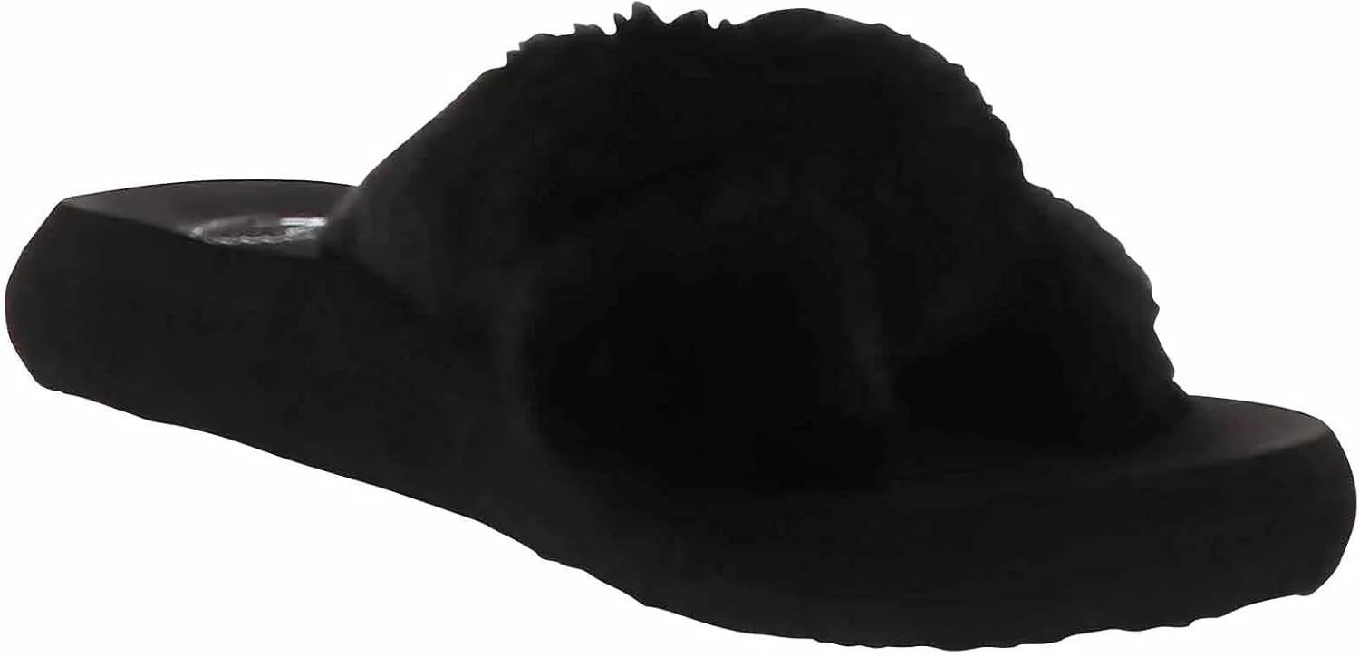 Rocket Dog Women's Slade Winette Fur Slide Sandal