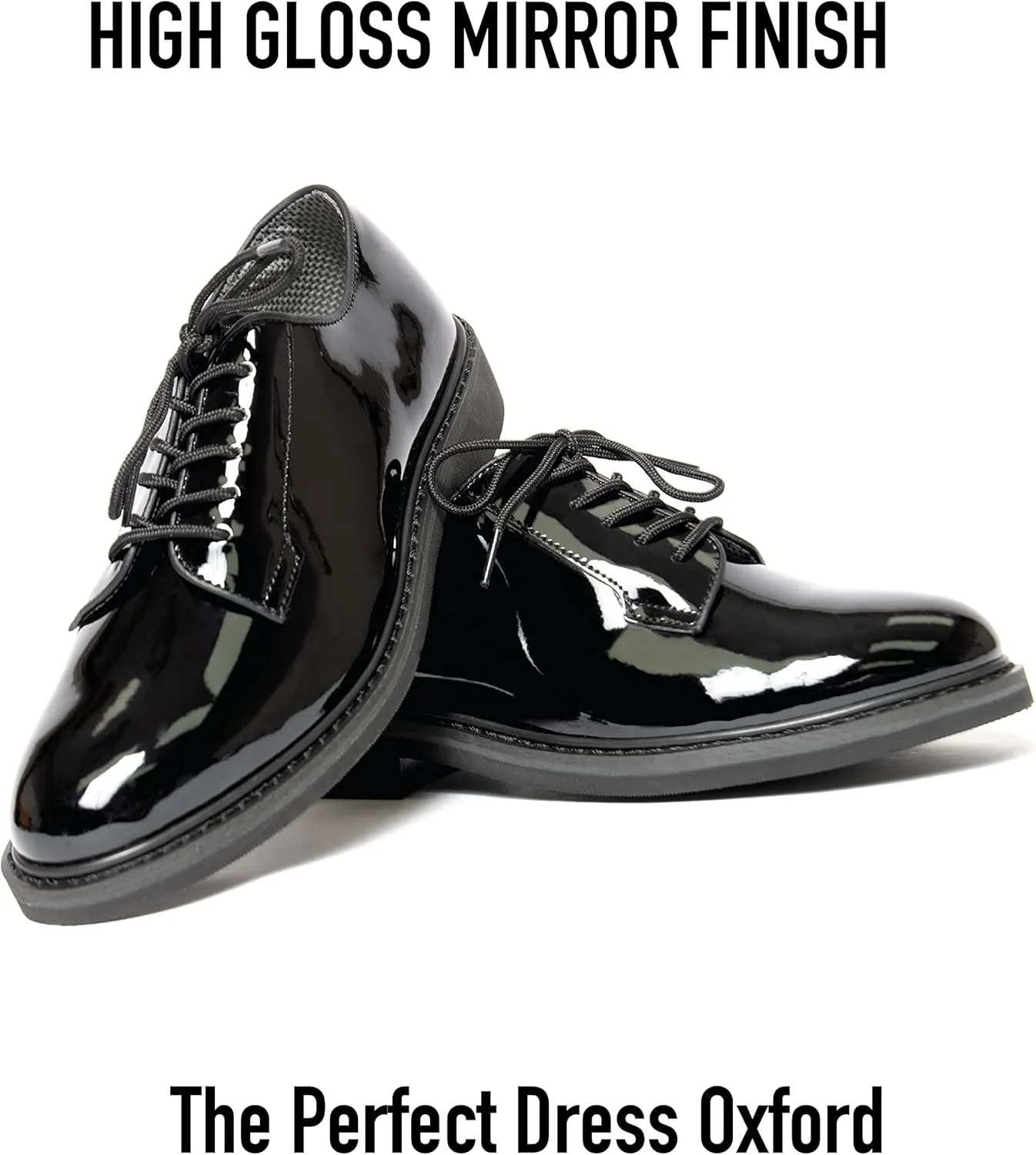 Rothco Uniform Hi-Gloss Oxford Dress Shoe Formal Dress Shoe