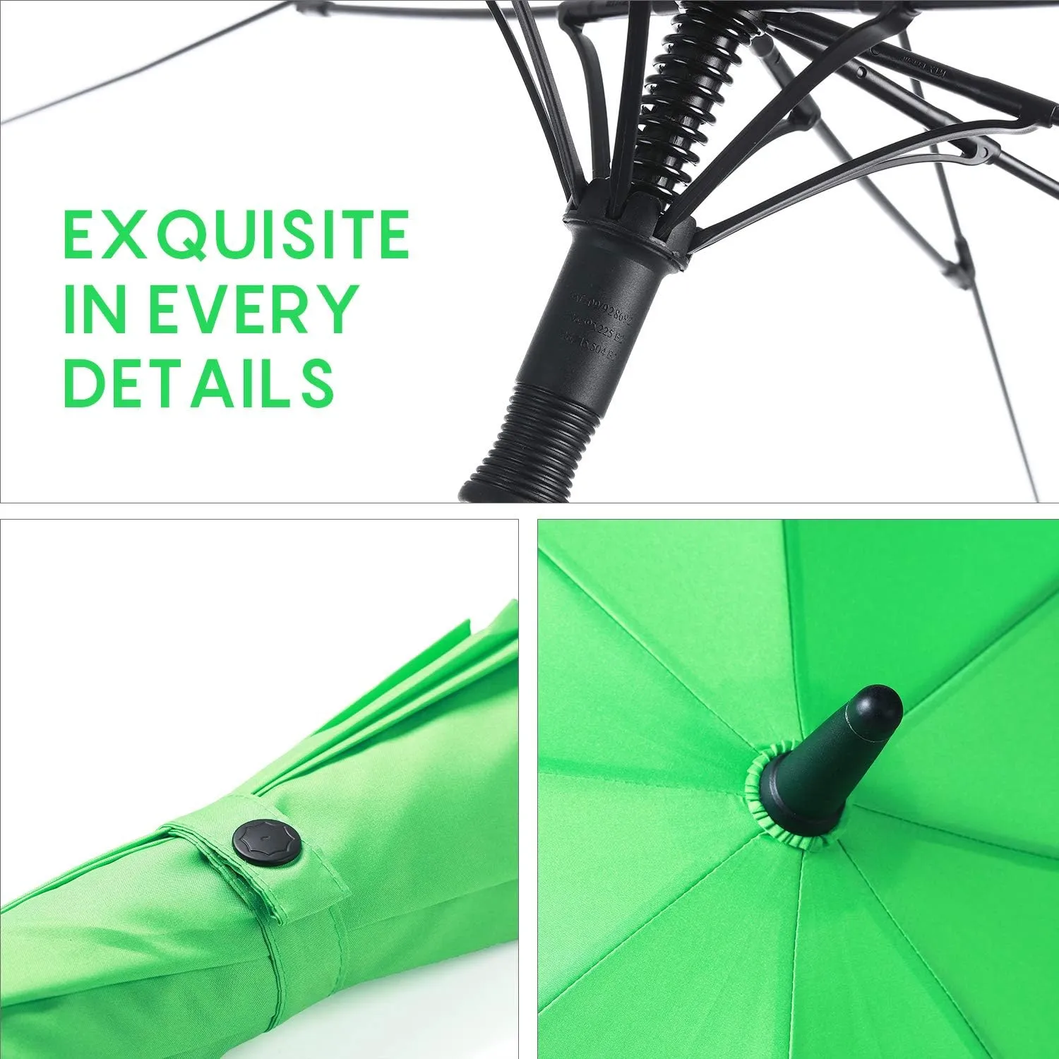 RUMBRELLA 55/62 Inch UV Golf Umbrella Large Oversize Double Canopy Vented Windproof Auto Open Stick Umbrella