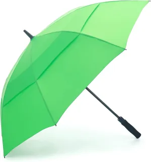 RUMBRELLA 55/62 Inch UV Golf Umbrella Large Oversize Double Canopy Vented Windproof Auto Open Stick Umbrella