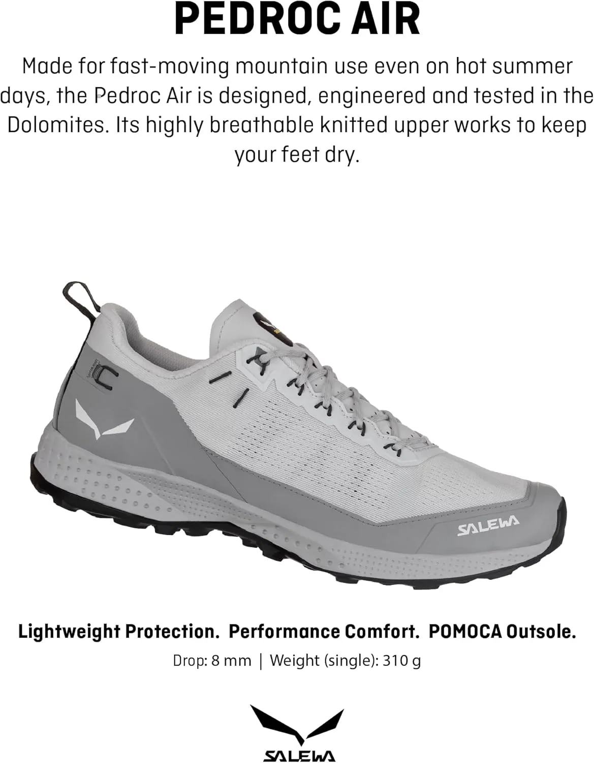 Salewa Men's Pedroc Air Lightweight Breathable Trekking & Hiking Shoe