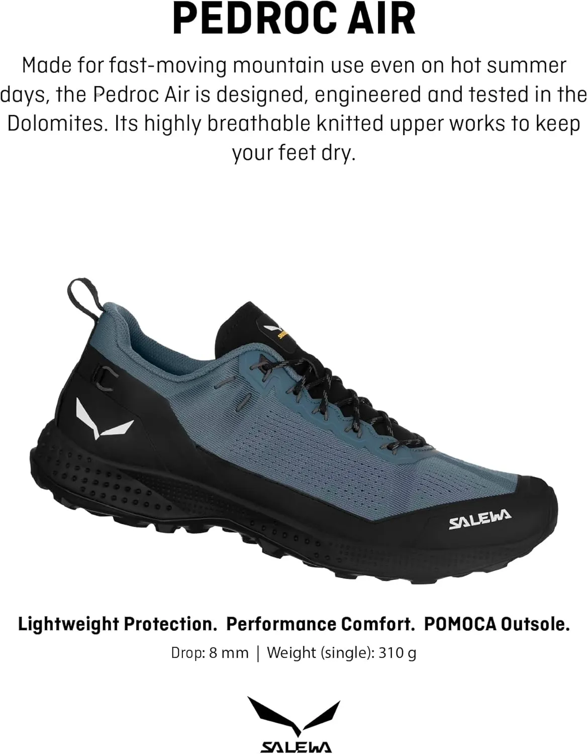 Salewa Men's Pedroc Air Lightweight Breathable Trekking & Hiking Shoe
