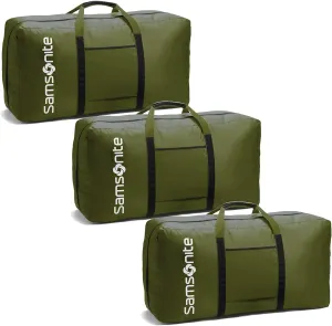Samsonite Tote-A-Ton 32.5-Inch Duffel Bag, Army Green, 3-Pack