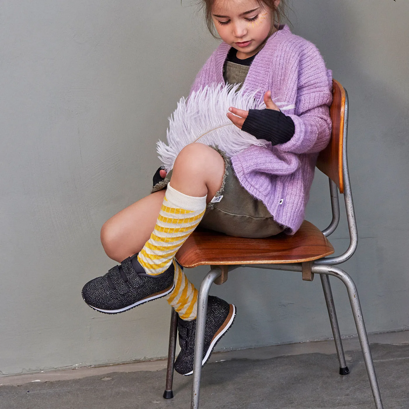 Sandra Pearl Kids - Black/Silver