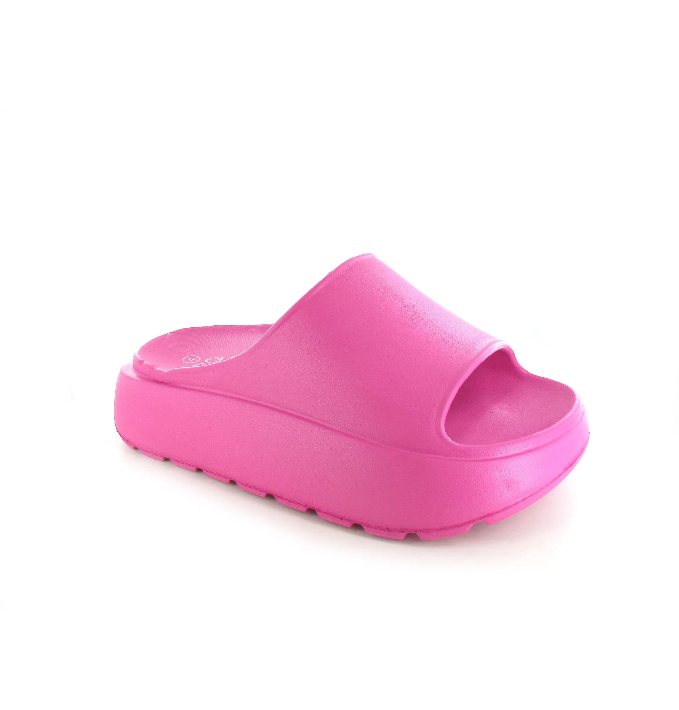 Sandy: Women's Cushioned Flatform - Fuchsia