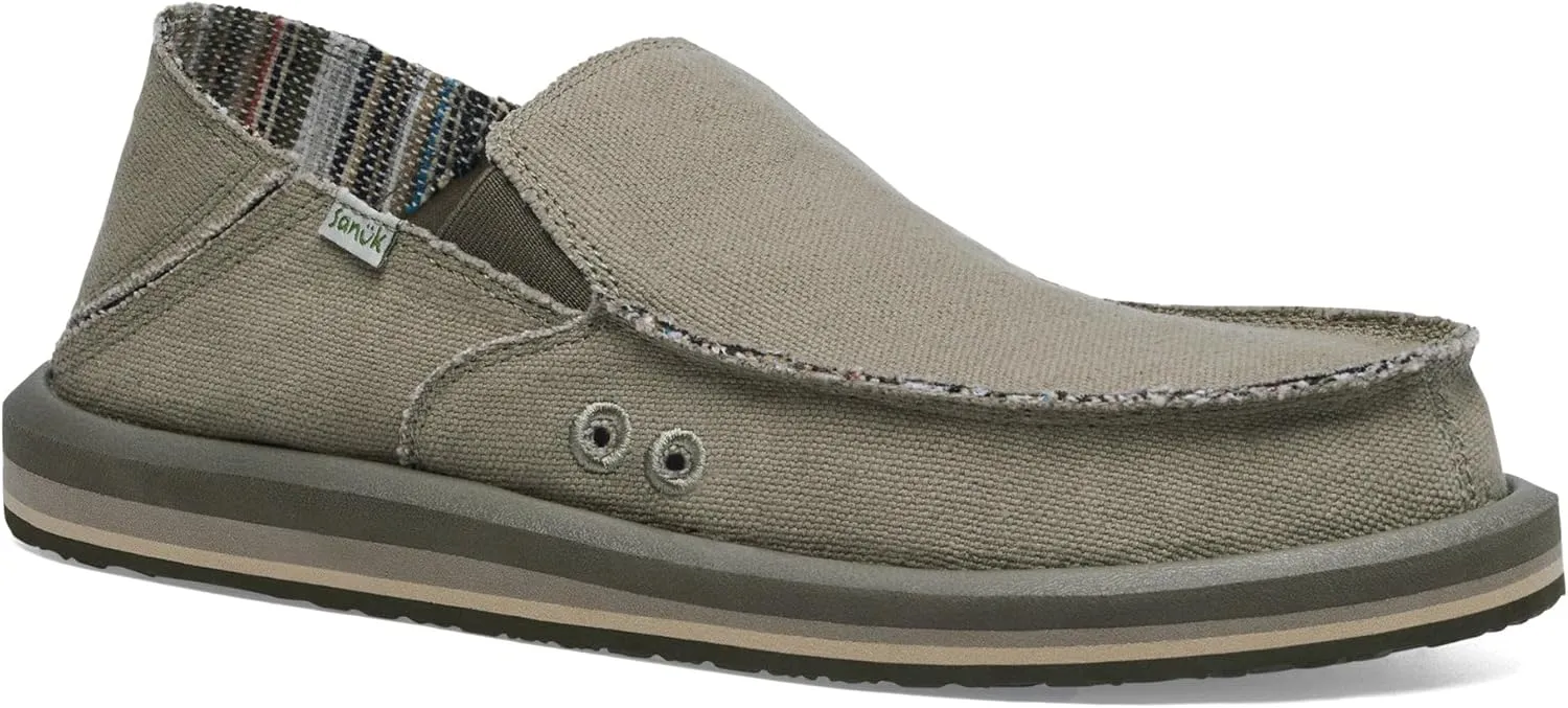 Sanuk Men's Vagabond Soft Top Hemp Loafer