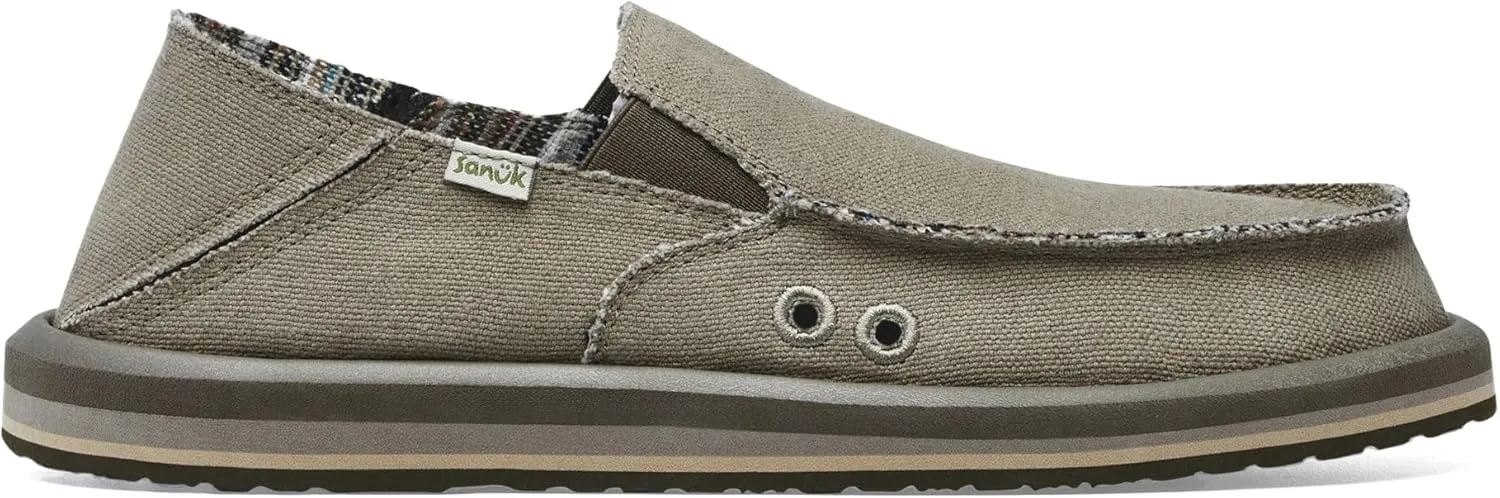 Sanuk Men's Vagabond Soft Top Hemp Loafer