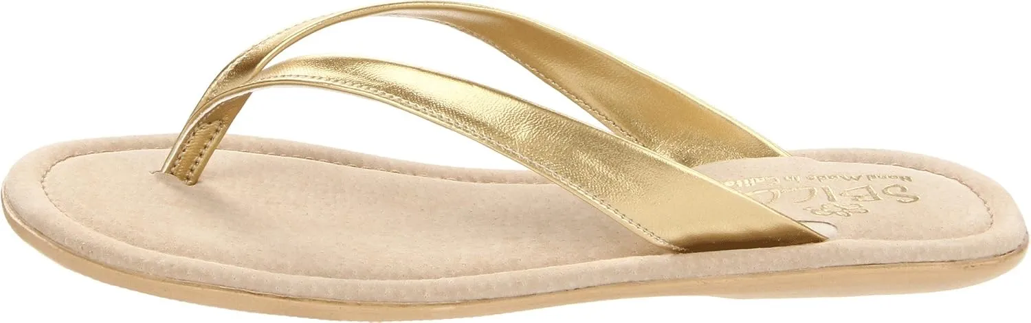Sbicca Women's Cyclone Metallic Thong Sandal