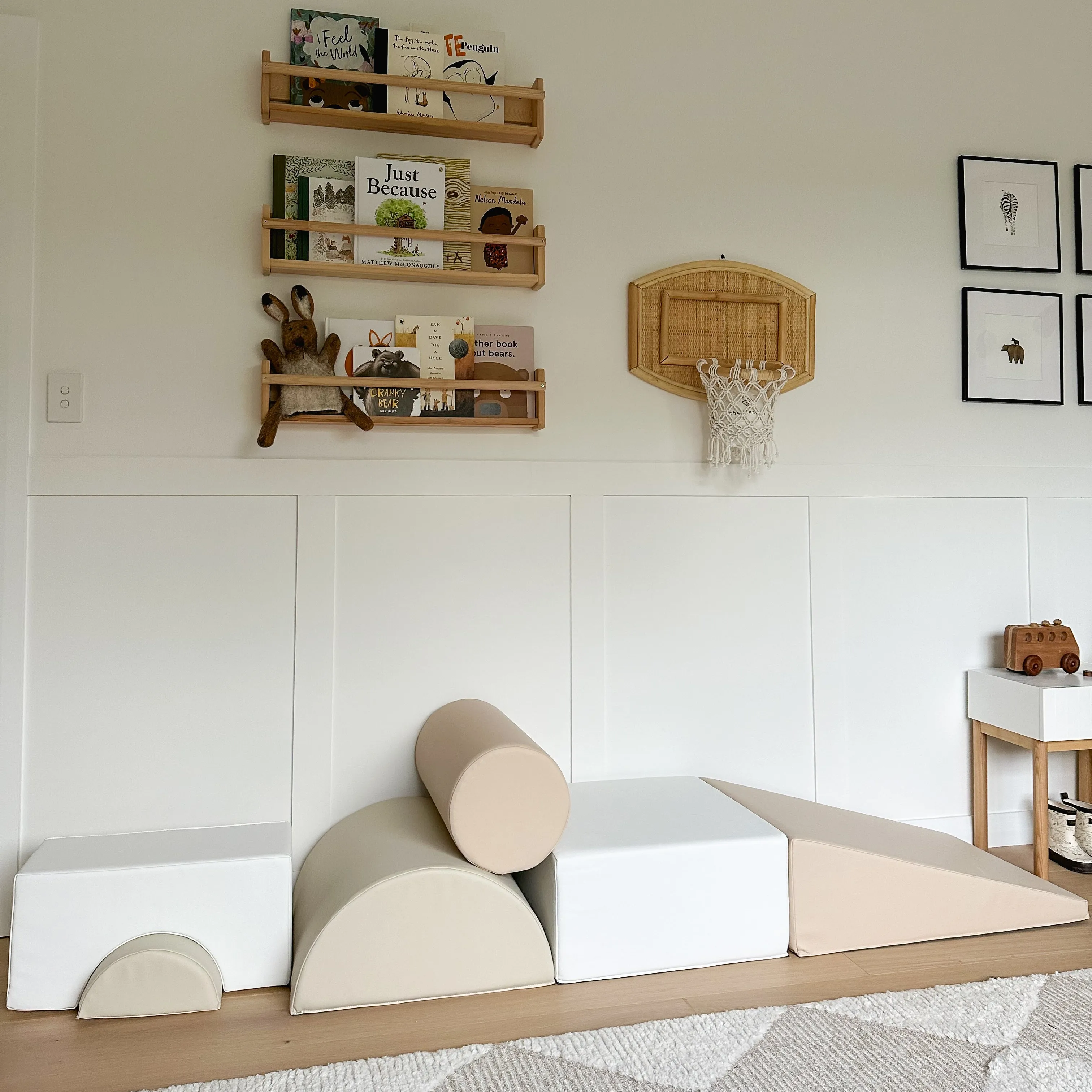 Shapes Soft Play | Camel | Sand | White