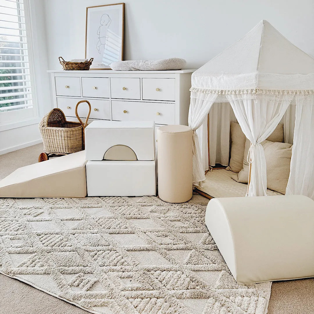 Shapes Soft Play | Camel | Sand | White