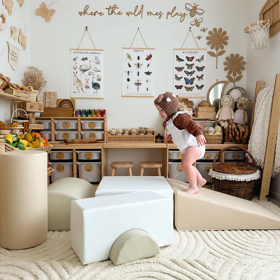 Shapes Soft Play | Camel | Sand | White
