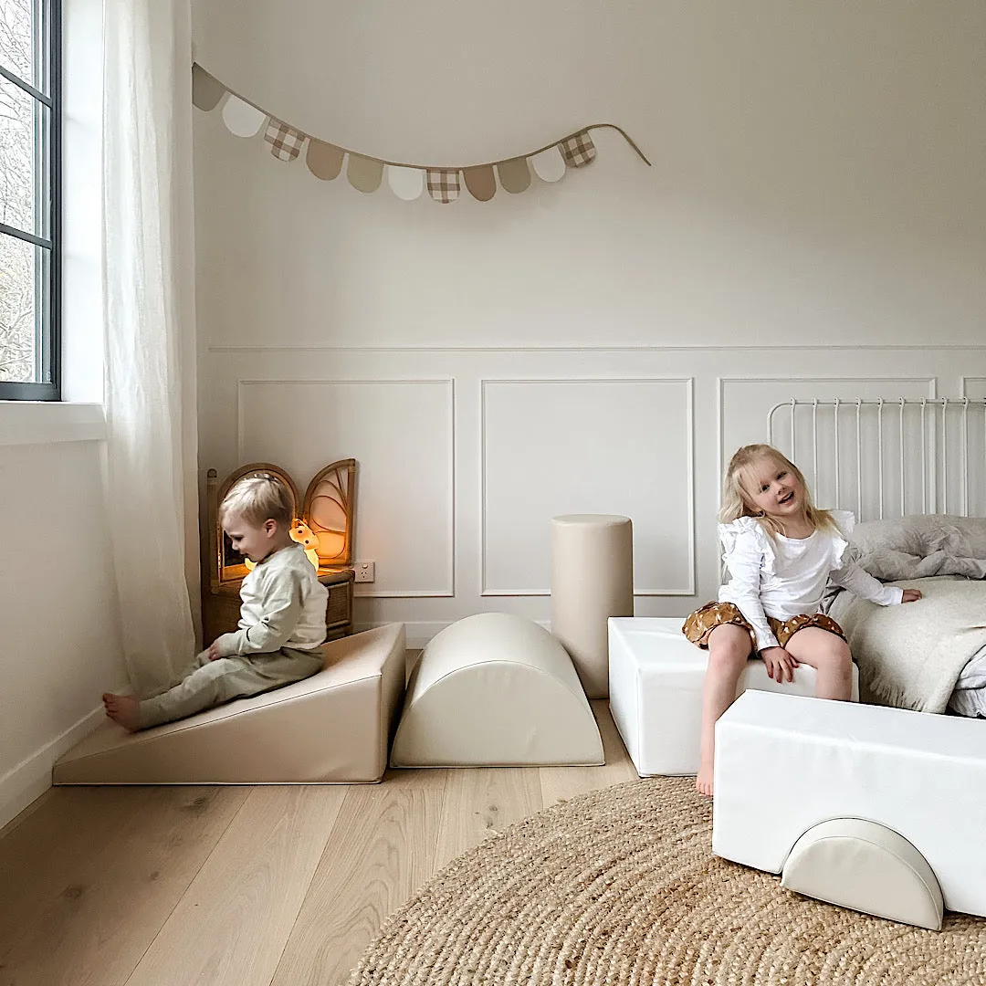 Shapes Soft Play | Camel | Sand | White