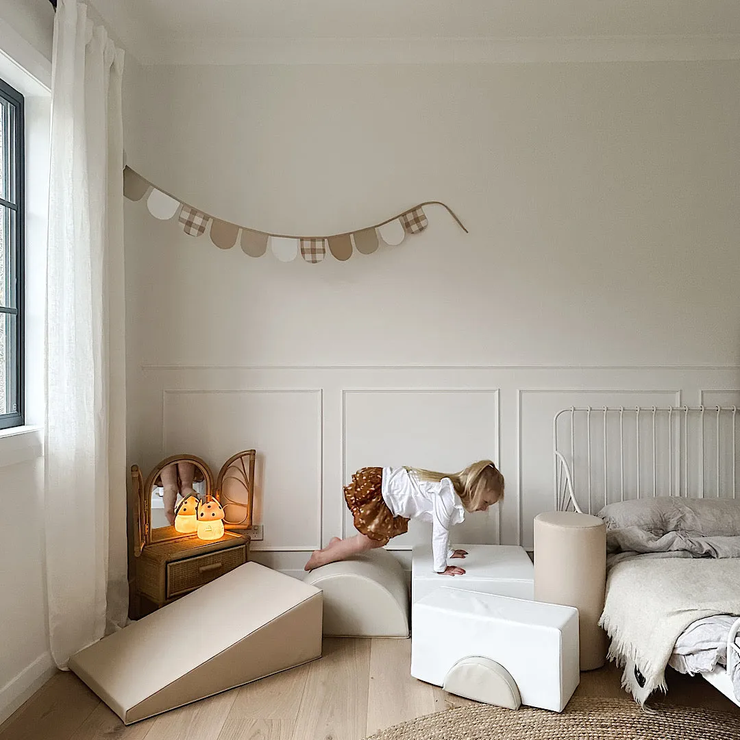 Shapes Soft Play | Camel | Sand | White