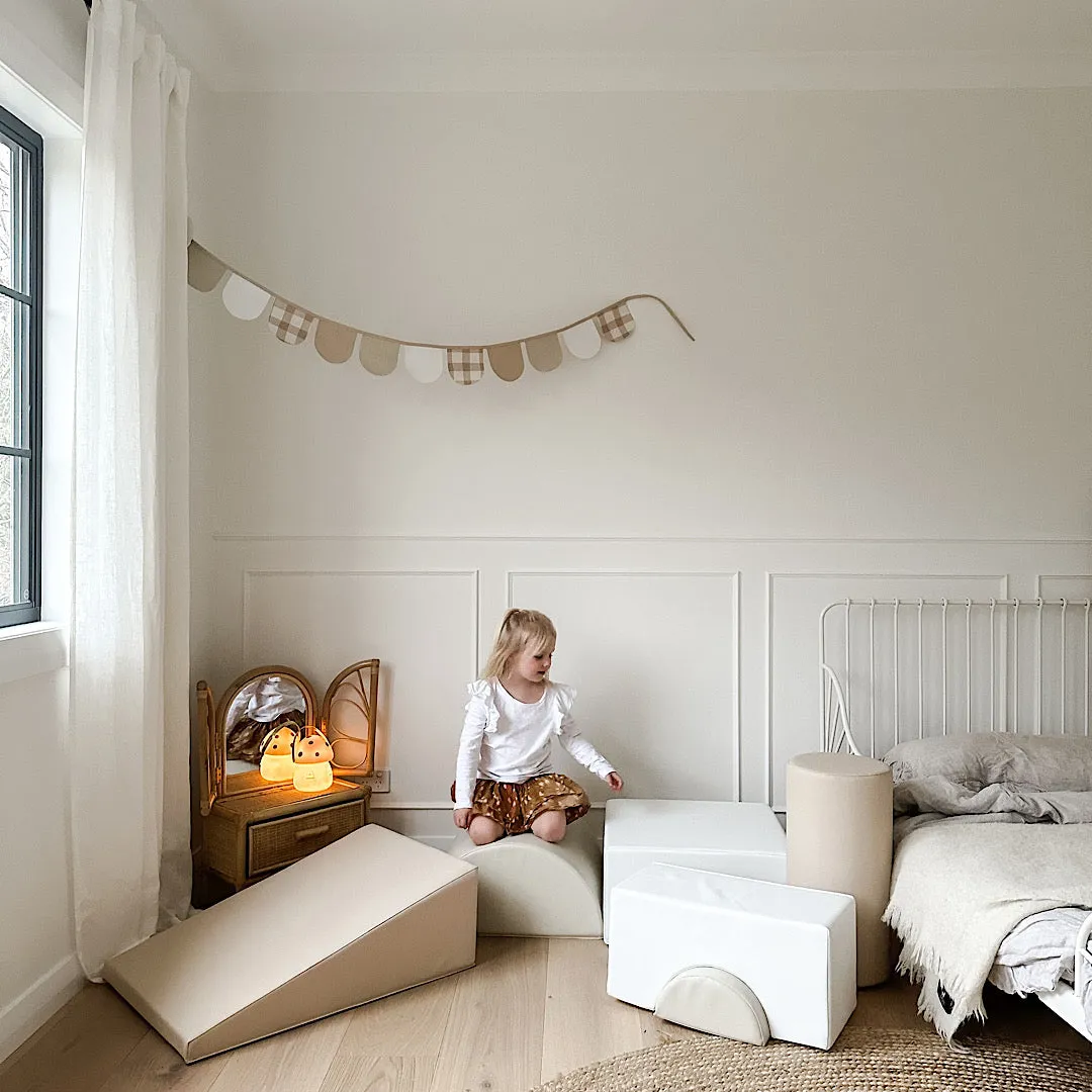 Shapes Soft Play | Camel | Sand | White