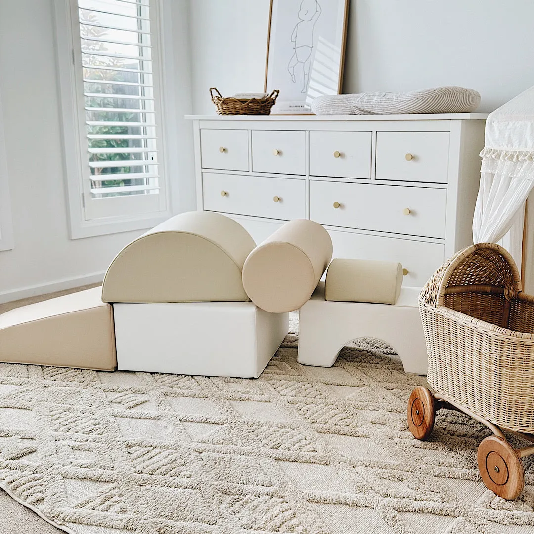 Shapes Soft Play | Camel | Sand | White