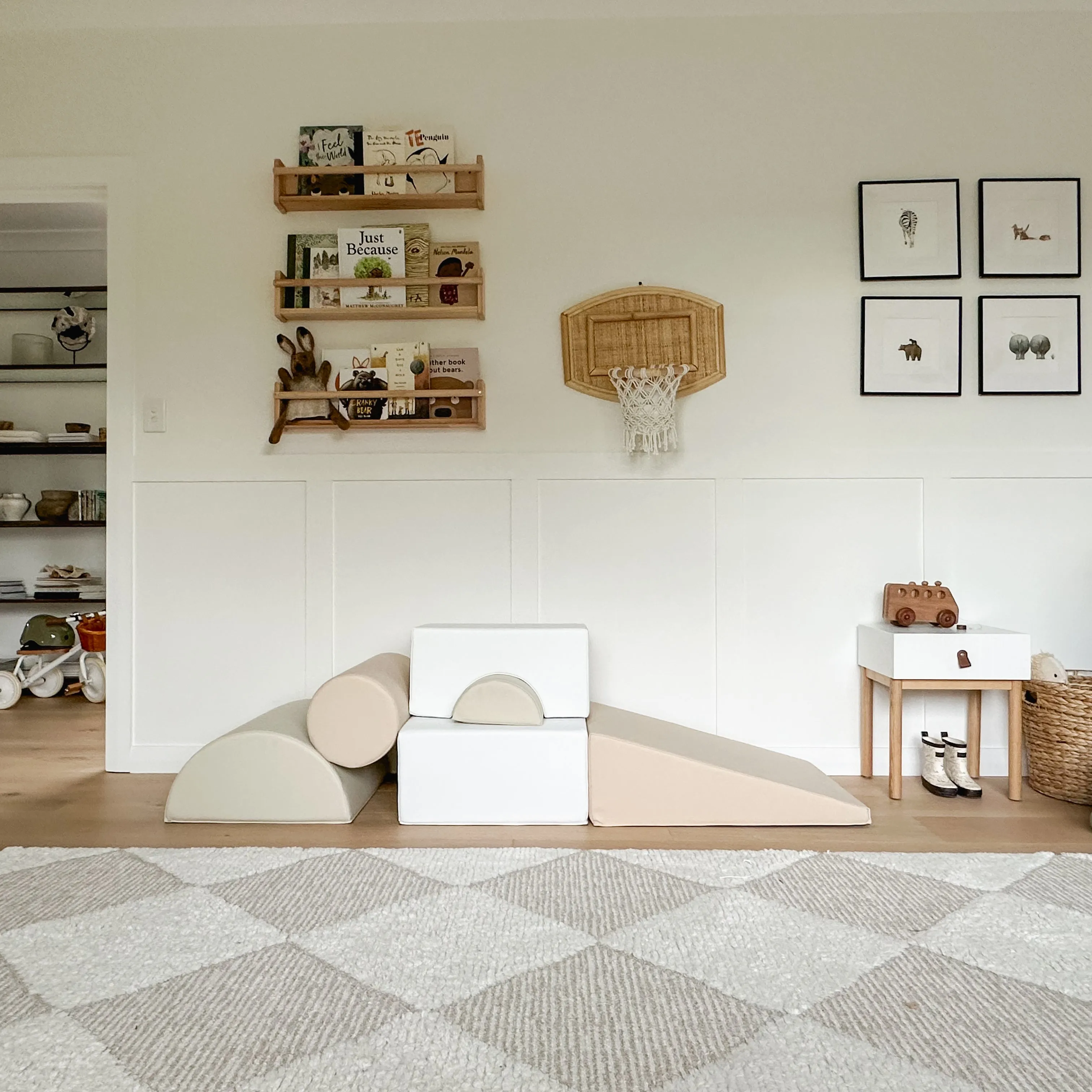 Shapes Soft Play | Camel | Sand | White