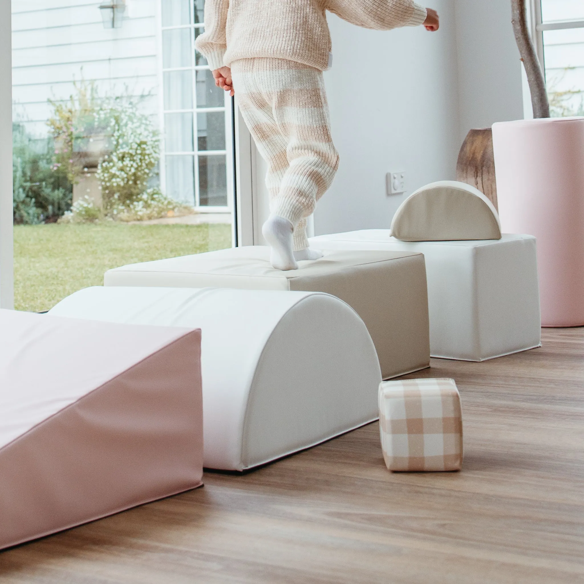 Shapes Soft Play | Pink | Sand | White