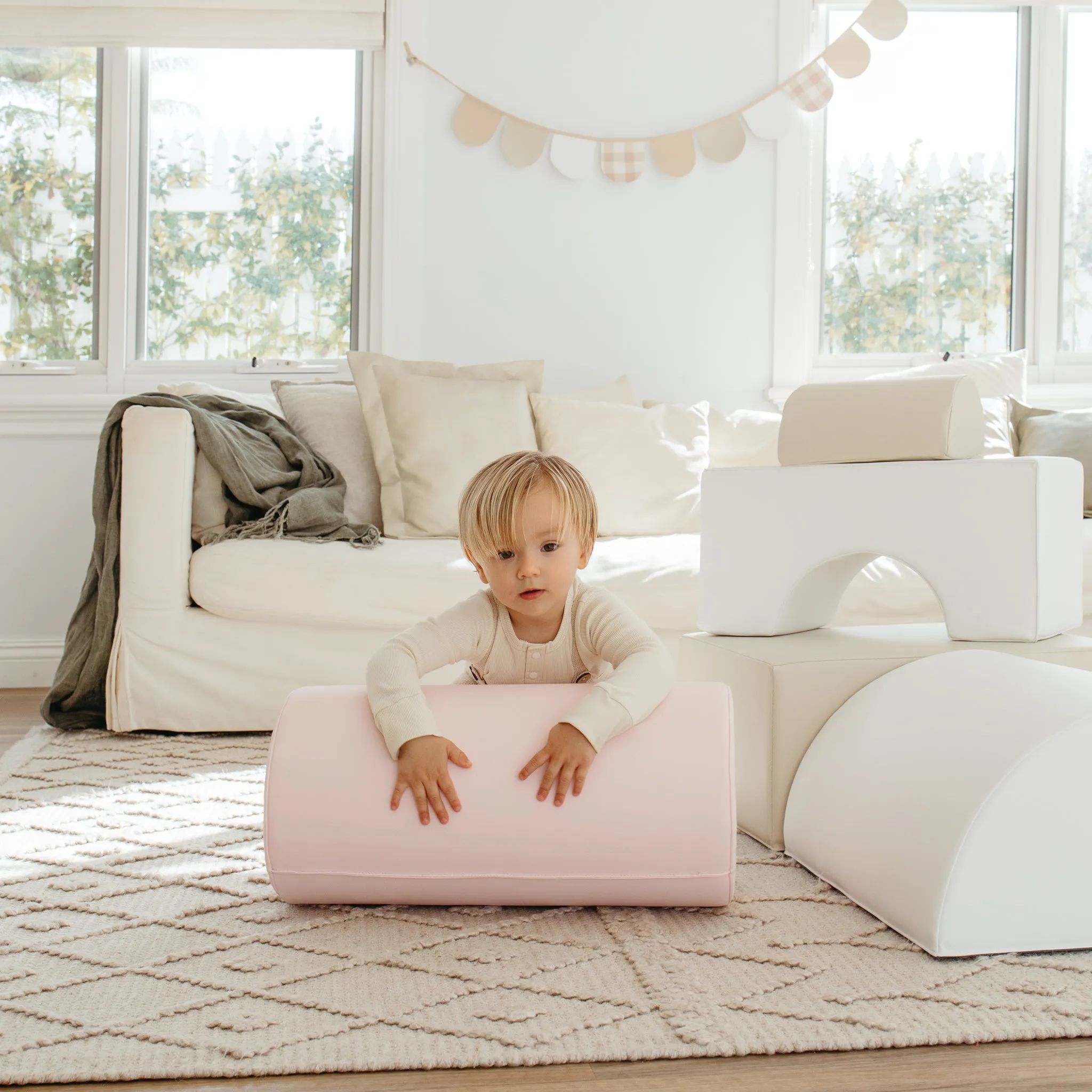 Shapes Soft Play | Pink | Sand | White