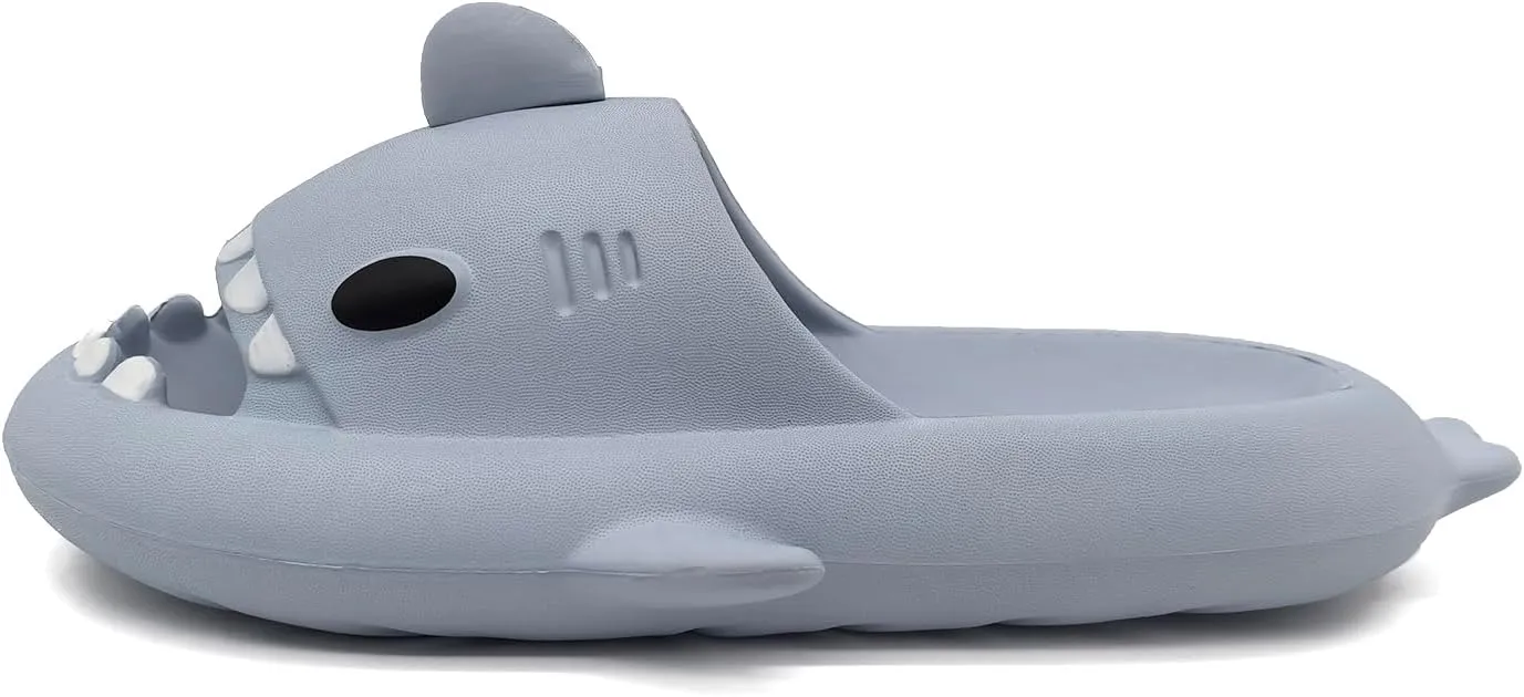 Shark Slides Slippers for Women Men Could Slide Sandals Adult Indoor Outdoor