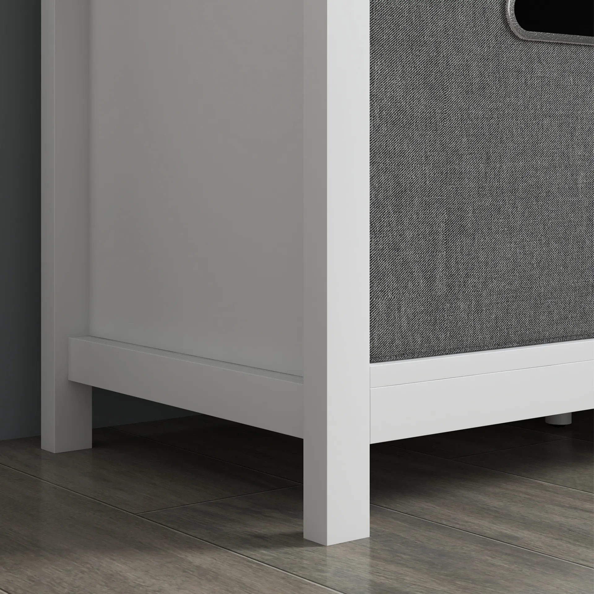 Shoe Bench w/ Seat, Shoe Storage Bench w/ Cushion, 2 Drawers and Adjustable Shelf for Entryway, Hallway, Living Room, Bedroom, White | HOMCOM