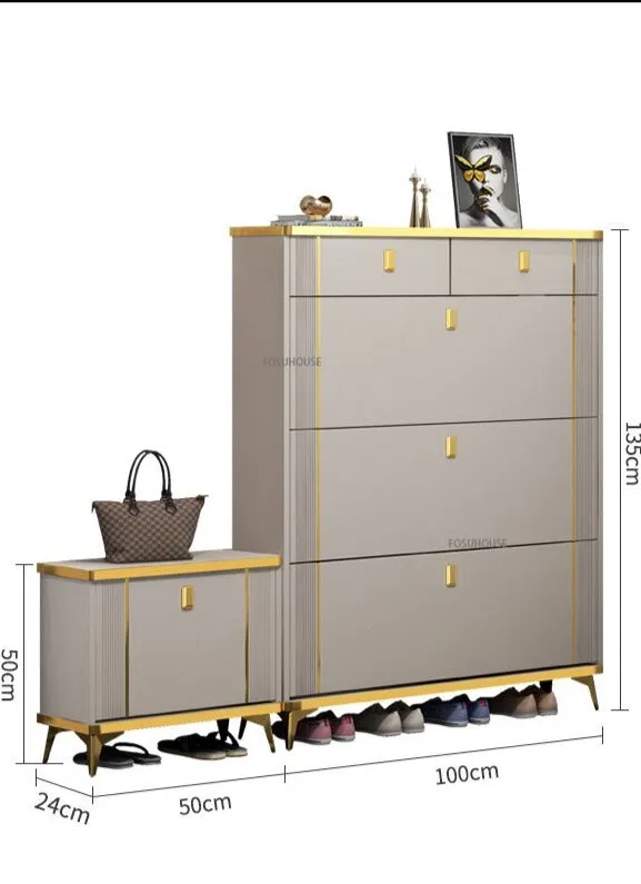 Shoe Cabinets Nordic Light Shoe Rack Organizer Schuhschränke Furniture