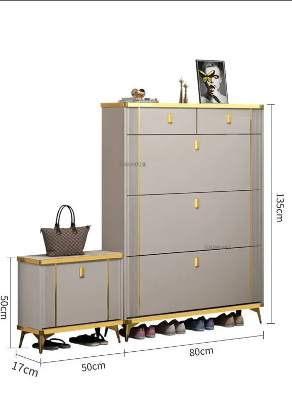 Shoe Cabinets Nordic Light Shoe Rack Organizer Schuhschränke Furniture