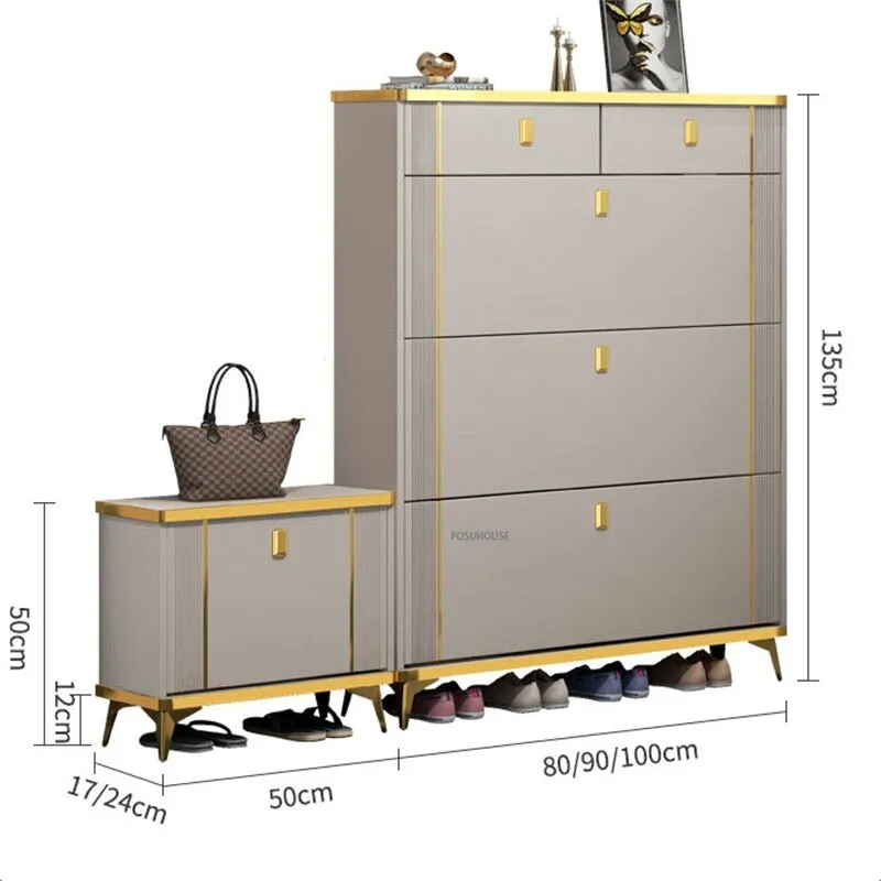 Shoe Cabinets Nordic Light Shoe Rack Organizer Schuhschränke Furniture