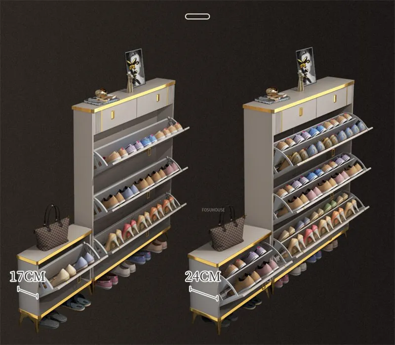 Shoe Cabinets Nordic Light Shoe Rack Organizer Schuhschränke Furniture