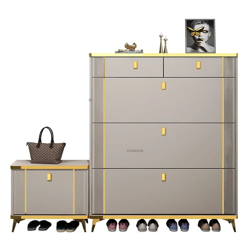 Shoe Cabinets Nordic Light Shoe Rack Organizer Schuhschränke Furniture