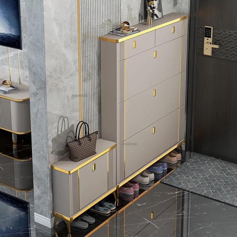Shoe Cabinets Nordic Light Shoe Rack Organizer Schuhschränke Furniture