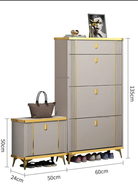 Shoe Cabinets Nordic Light Shoe Rack Organizer Schuhschränke Furniture