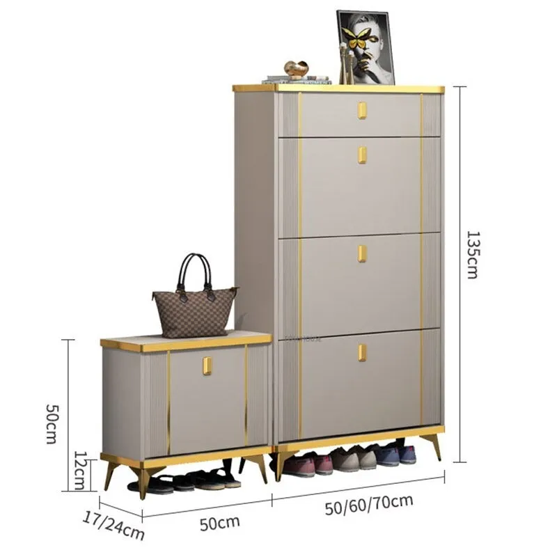 Shoe Cabinets Nordic Light Shoe Rack Organizer Schuhschränke Furniture