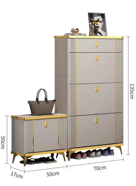 Shoe Cabinets Nordic Light Shoe Rack Organizer Schuhschränke Furniture