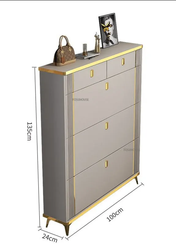 Shoe Cabinets Nordic Light Shoe Rack Organizer Schuhschränke Furniture