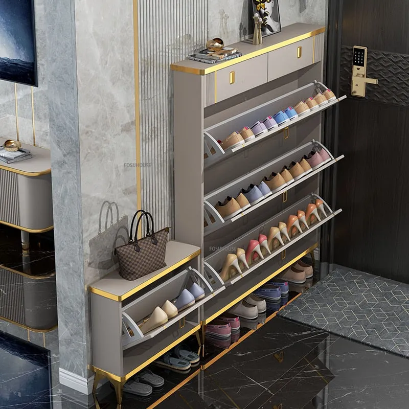 Shoe Cabinets Nordic Light Shoe Rack Organizer Schuhschränke Furniture