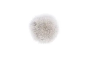 SHOE POM POM LIGHT GREY SMALL