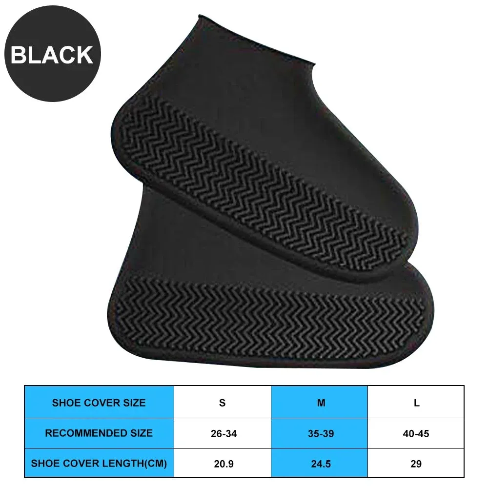 Silicone Waterproof Shoe Covers for Rainy Days