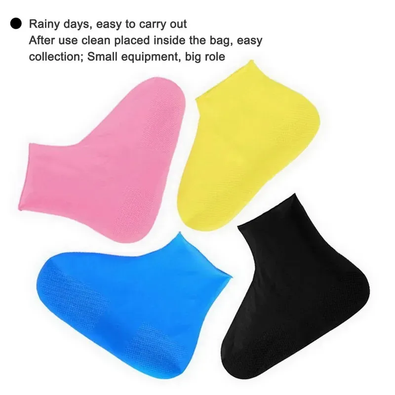 Silicone Waterproof Shoe Covers for Rainy Days