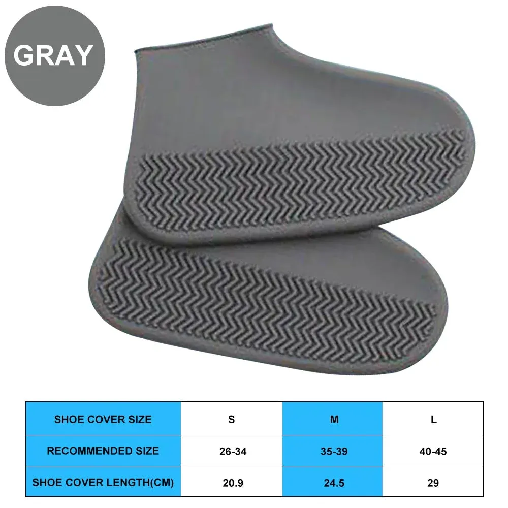 Silicone Waterproof Shoe Covers for Rainy Days