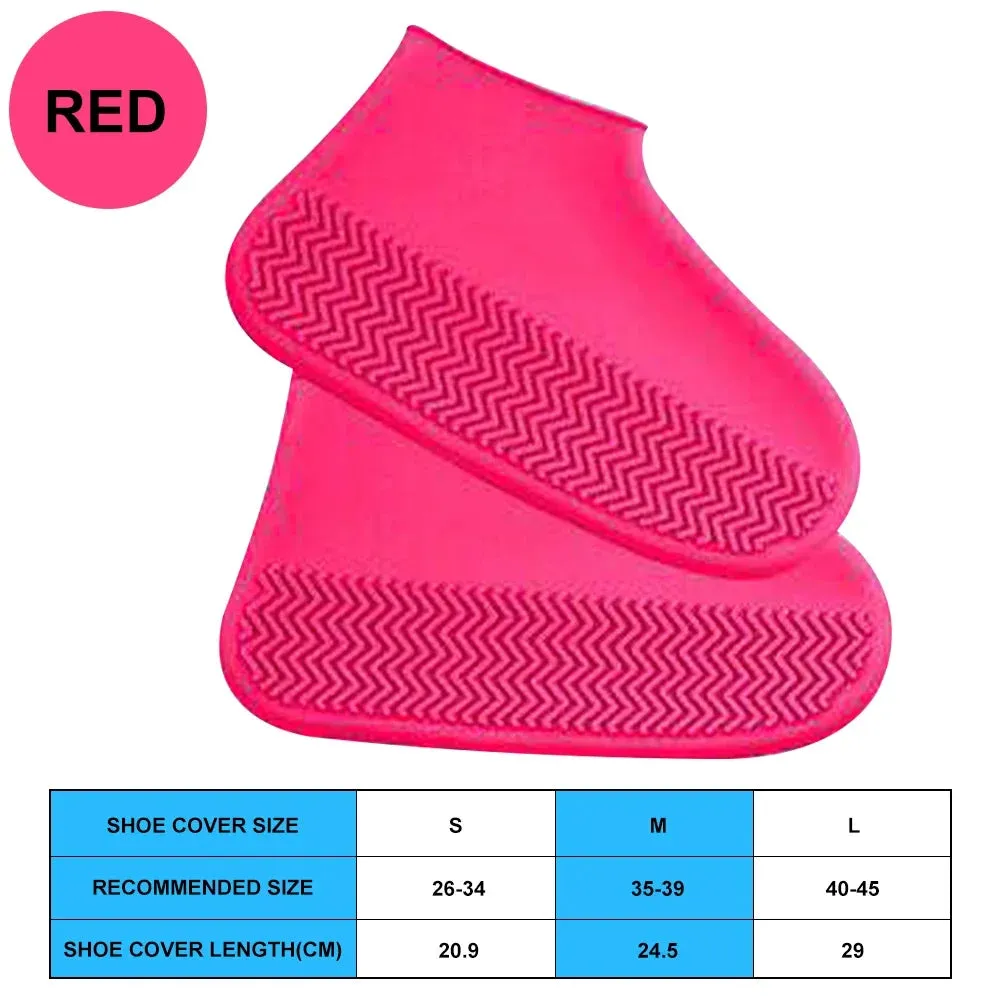 Silicone Waterproof Shoe Covers for Rainy Days