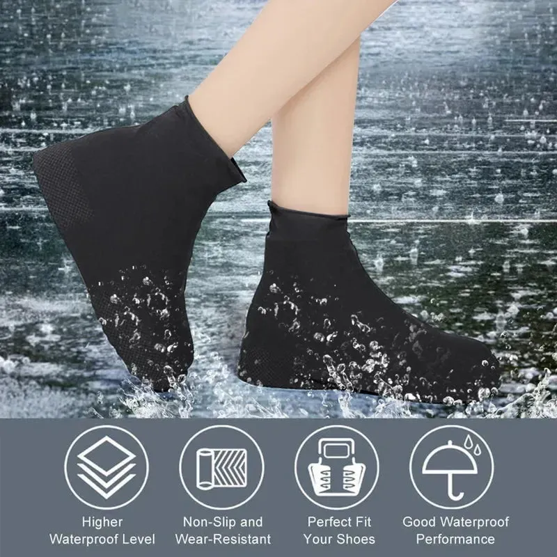 Silicone Waterproof Shoe Covers for Rainy Days
