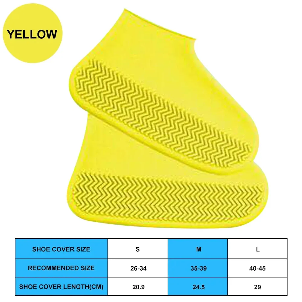 Silicone Waterproof Shoe Covers for Rainy Days