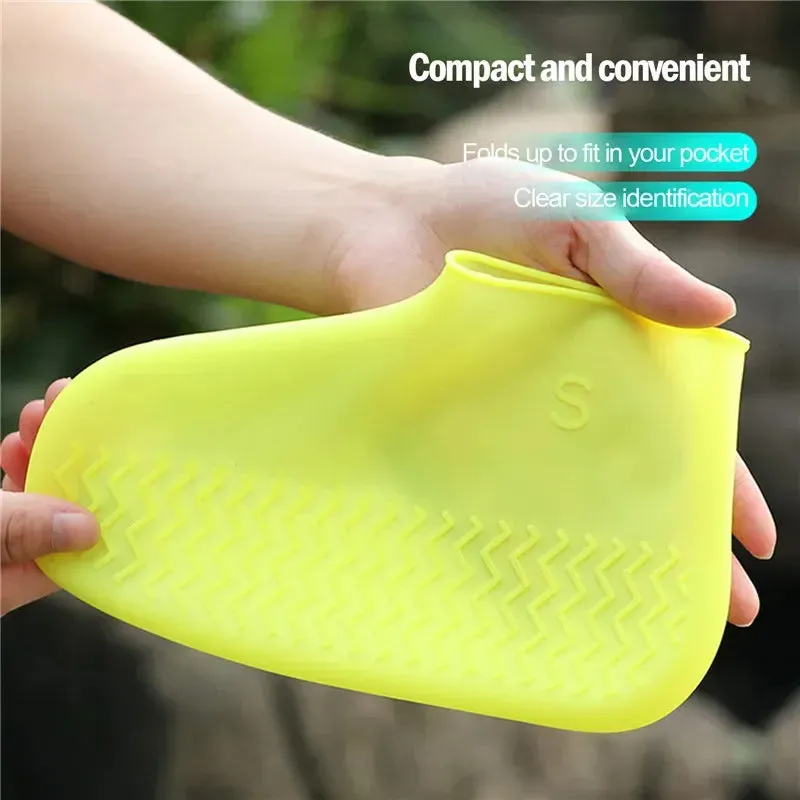 Silicone Waterproof Shoe Covers for Rainy Days