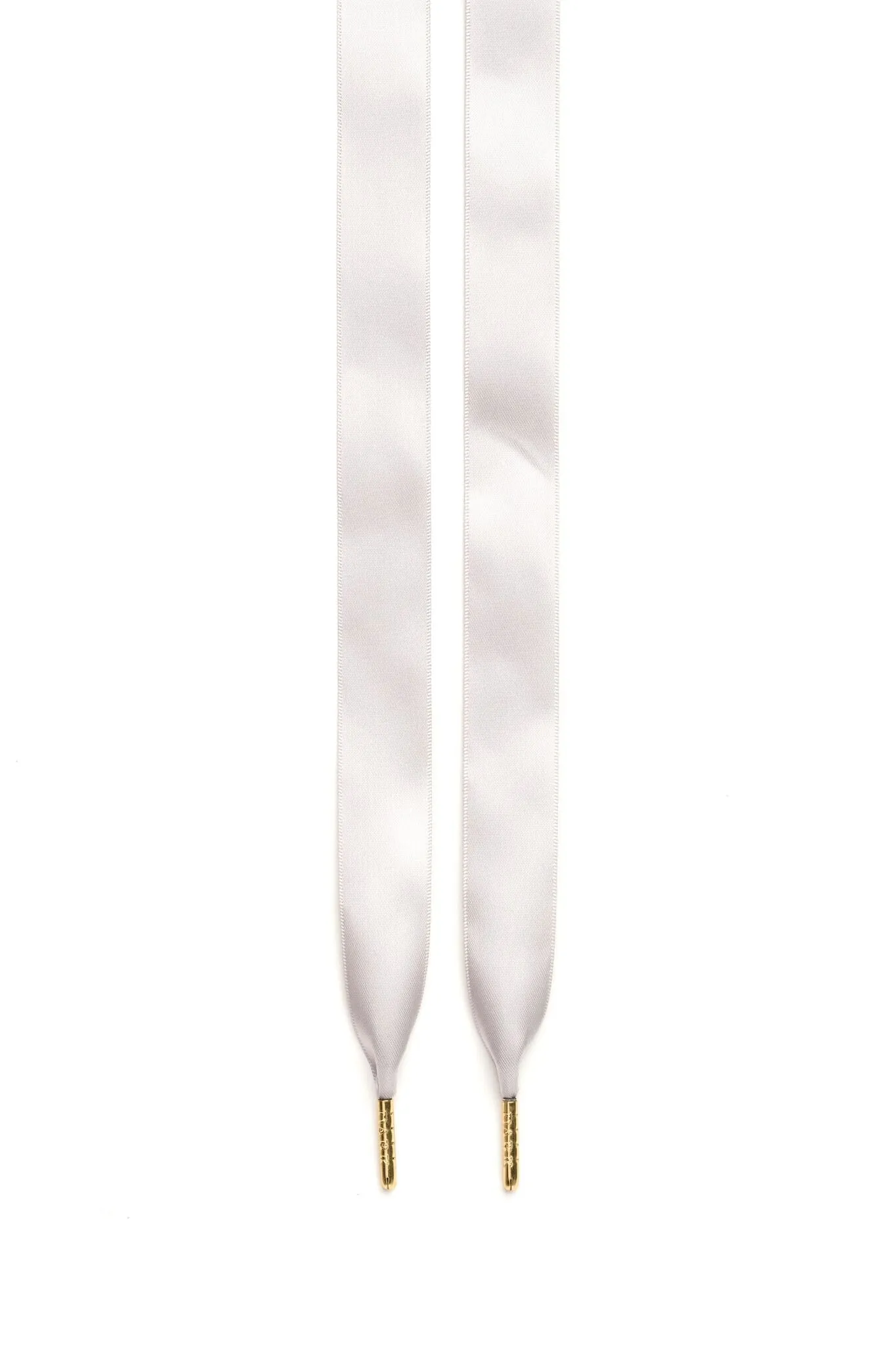 SILK SHOE LACES LIGHT GREY