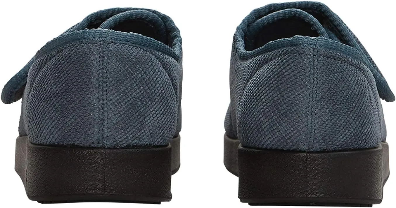 Silvert's Adaptive Clothing & Footwear Men’s Wide & Comfy Easy Closure Slippers for Seniors