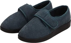 Silvert's Adaptive Clothing & Footwear Men’s Wide & Comfy Easy Closure Slippers for Seniors