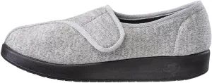Silvert's Adaptive Clothing & Footwear Women’s Extra Wide Easy Closure Jewel Slippers for Seniors