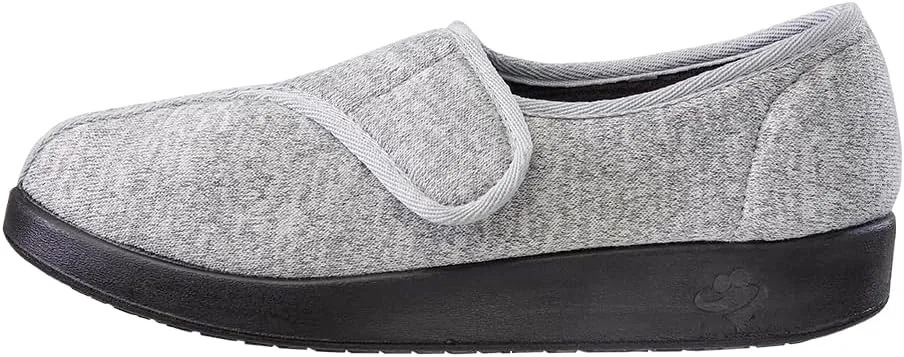 Silvert's Adaptive Clothing & Footwear Women’s Extra Wide Easy Closure Jewel Slippers for Seniors