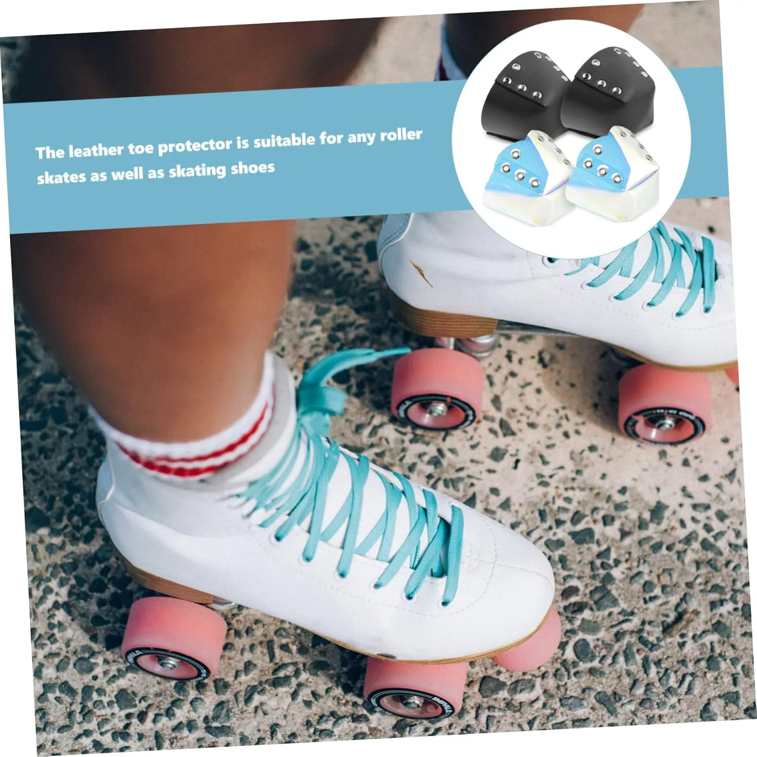 Skate Guards er Covers Adult Protective Inline Caps Skating Skates Pads Protectors for Safety Toe Shoe