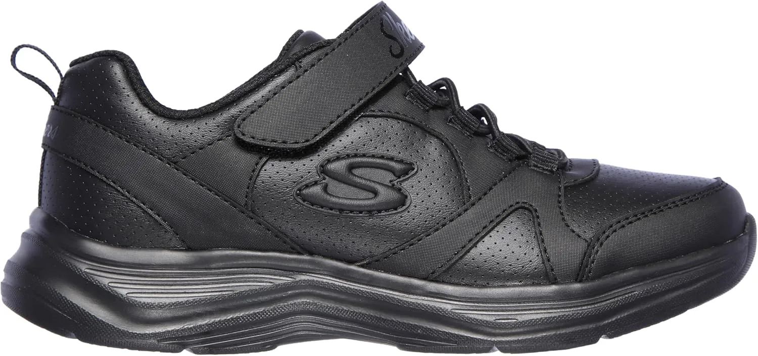 Skechers Girls' Glimmer Kicks School Struts Sneaker